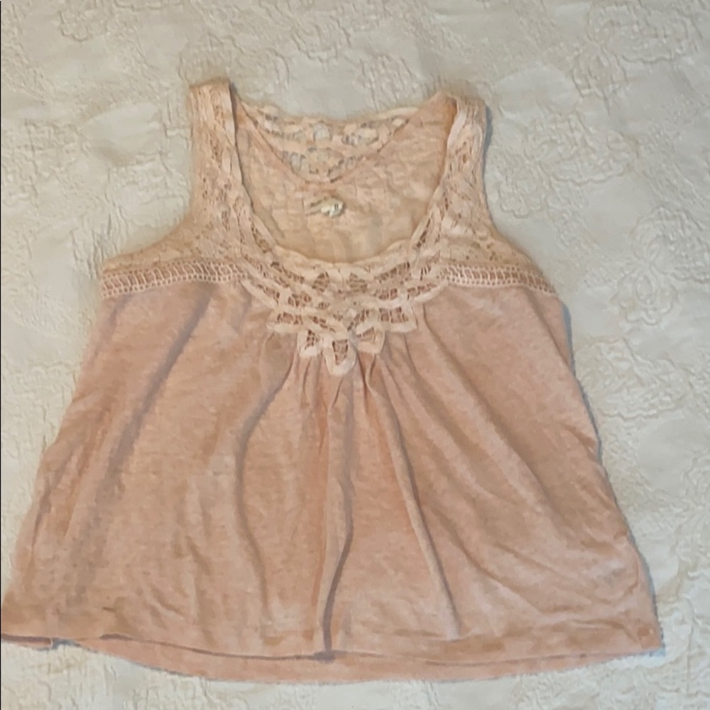 Anthropologie embroidered tee